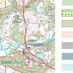 Kortforsyningen Vorbasse (1:50,000 scale) digital map