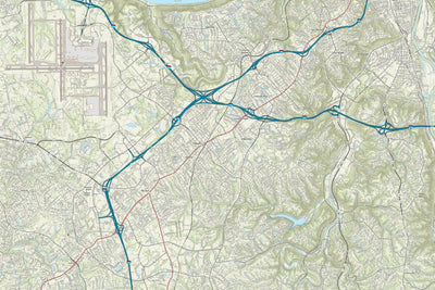KyGeoNet KyTopo (N03E25): Florence, Kentucky - 24k digital map