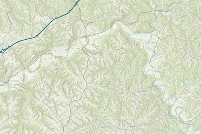 KyGeoNet KyTopo (N06E24): Glencoe, Kentucky - 24k digital map