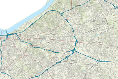 KyGeoNet KyTopo (N10E20): Louisville East, Kentucky - 24k digital map