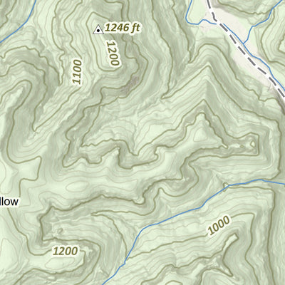 KyGeoNet KyTopo (N14E29): Stanton, Kentucky - State Park Trails Edition digital map