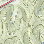 KyGeoNet KyTopo (N14E33): Oil Springs, Kentucky - 24k digital map