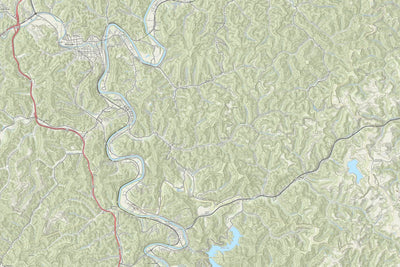 KyGeoNet KyTopo (N14E34): Paintsville, Kentucky - 24k digital map