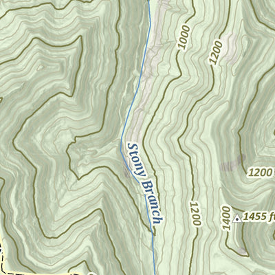 KyGeoNet KyTopo (N15E33): Gypsy, Kentucky - State Park Trails Edition digital map