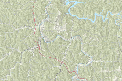 KyGeoNet KyTopo (N15E34): Prestonsburg, Kentucky - 24k digital map