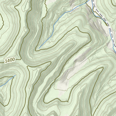 KyGeoNet KyTopo (N16E33): Waldo, Kentucky - State Park Trails Edition digital map