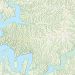KyGeoNet KyTopo (N19E22): Green River Lake, Kentucky - State Park Trails Edition digital map