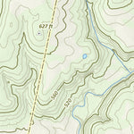 KyGeoNet KyTopo (N21E10): Pennyrile Forest, Kentucky - State Park Trails Edition digital map