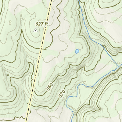 KyGeoNet KyTopo (N21E10): Pennyrile Forest, Kentucky - State Park Trails Edition digital map