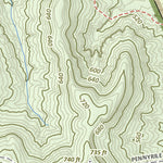 KyGeoNet KyTopo (N21E10): Pennyrile Forest, Kentucky - State Park Trails Edition digital map