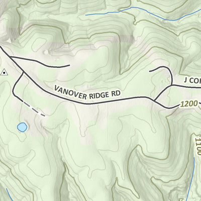 KyGeoNet KyTopo (N23E26): Cumberland Falls, Kentucky - State Park Trails Edition digital map