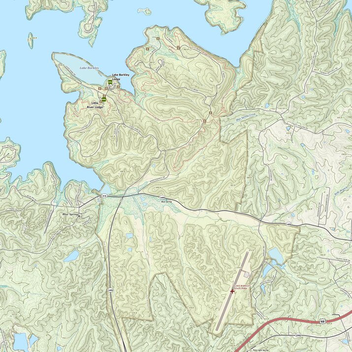 Lake Barkley - Kentucky State Parks Edition Map by KyGeoNet | Avenza Maps