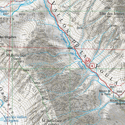 L'ESCURSIONISTA s.a.s. La Thuile - Haute Tarentaise - Les Arcs 1:25.000 digital map