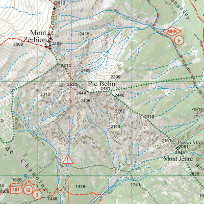 L'ESCURSIONISTA s.a.s. Monte Rosa Ovest - Val d'Ayas 1:25.000 digital map