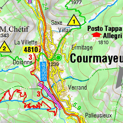 L'ESCURSIONISTA s.a.s. Mountain bike tours La Sorgente Monte Bianco bundle
