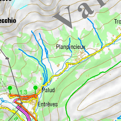 L'ESCURSIONISTA s.a.s. Mtb La Sorgente Giro 2 digital map