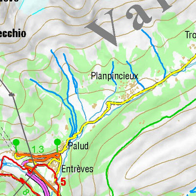 L'ESCURSIONISTA s.a.s. Mtb La Sorgente Giro 5 digital map