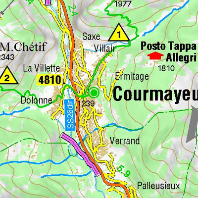 L'ESCURSIONISTA s.a.s. Mtb La Sorgente Giro 6 digital map