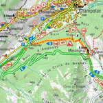 L'ESCURSIONISTA s.a.s. Val d'Ayas MTB map 1:25.000 bundle