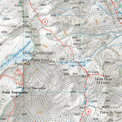L'ESCURSIONISTA s.a.s. Val d'Ayas Nord MTB map digital map