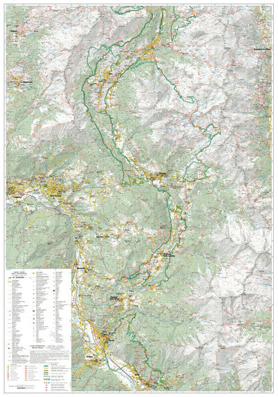 L'ESCURSIONISTA s.a.s. Val d'Ayas Sud MTB map digital map