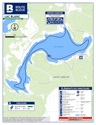 La route bleue : Rivière Sainte-Anne - Lac Blanc Preview 1