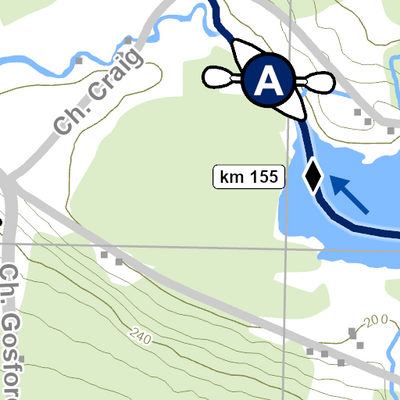 La route bleue : Pont Chevilles au Lac William Preview 2