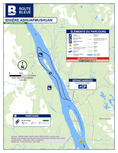 La route bleue : Rivière Ashuapmushuan - Île aux trembles Preview 1