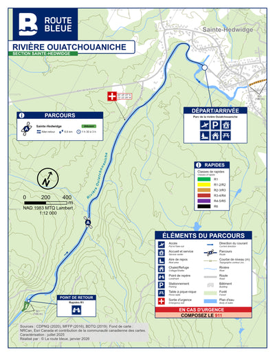 La route bleue : Rivière Ouiatchouaniche - Ste-Hedwidge Preview 1