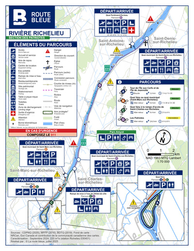 La route bleue : Rivière Richelieu - Des Patriotes Preview 1