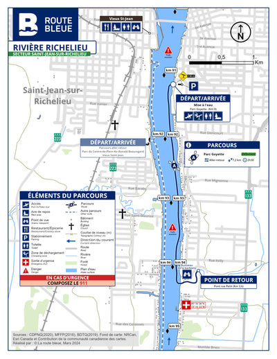 La route bleue : Rivière Richelieu - Parc Goyette Preview 1
