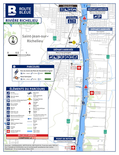 La route bleue : Rivière Richelieu - Saint-Jean-sur-Richelieu Preview 1