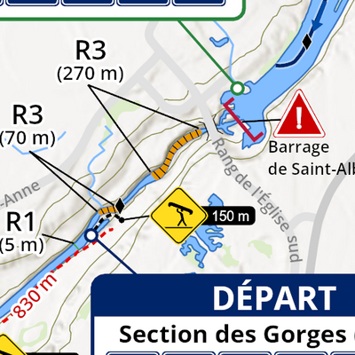 La route bleue : Rivière Sainte-Anne - Des Gorges Preview 3