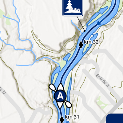 La route bleue : Rivière Sainte-Anne - Saint-Alban Preview 2