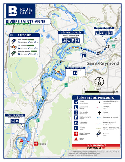 La route bleue : Rivière Sainte-Anne - Saint-Raymond Preview 1