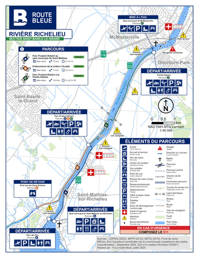 La route bleue : Rivière Richelieu - Saint-Basile Preview 1