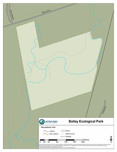Lake Simcoe Region Conservation Authority Bailey Ecological Park digital map