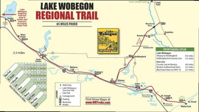 Lake Wobegon Trail Association Lake Wobegon Map digital map