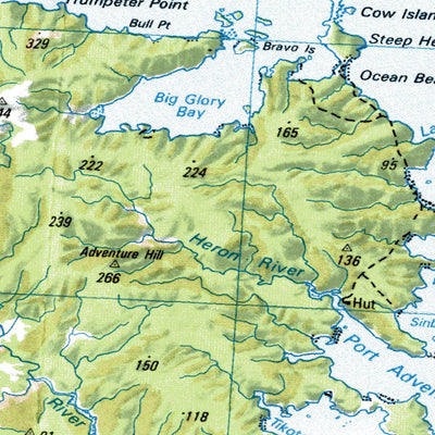 Land Info Worldwide Mapping LLC 18 Stewart Island digital map