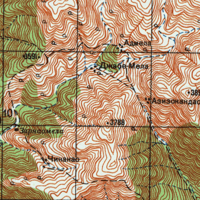 Land Info Worldwide Mapping LLC Afghanistan 50k I42081A digital map