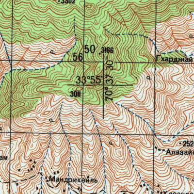 Land Info Worldwide Mapping LLC Afghanistan 50k I42082A digital map