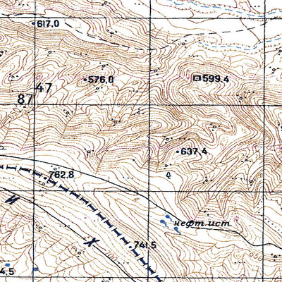 Land Info Worldwide Mapping LLC Azerbaijan 50K: 11-38-092/3 digital map
