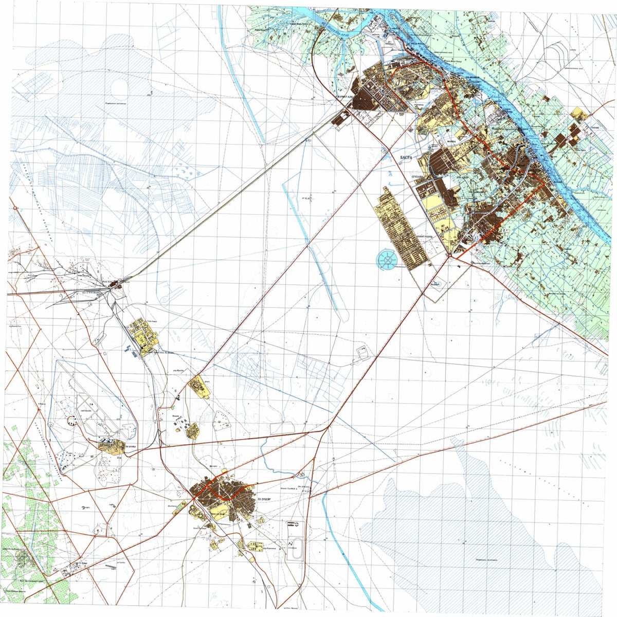 Basra Location Map Basra Map by Land Info Worldwide Mapping LLC | Avenza Maps