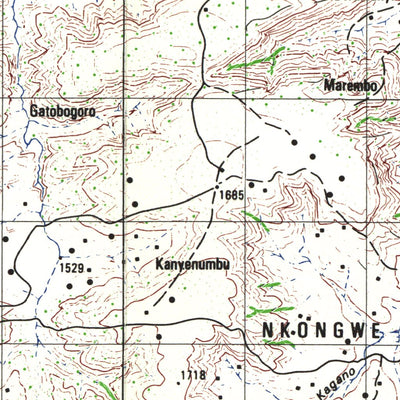 Land Info Worldwide Mapping LLC Burundi 50K 4874 3 digital map