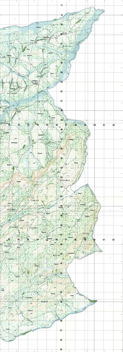 Land Info Worldwide Mapping LLC Burundi 50K 4974 1 digital map