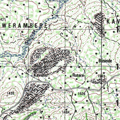 Land Info Worldwide Mapping LLC Burundi 50K 4974 3 digital map