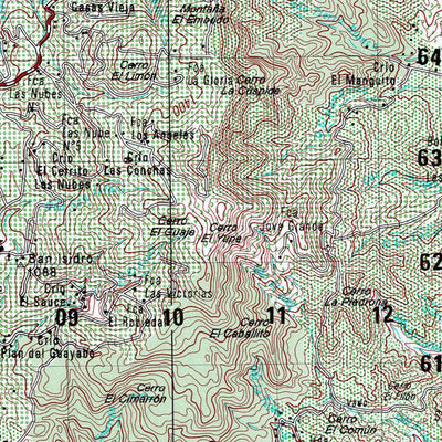 Land Info Worldwide Mapping LLC El Savaldor 50K 22582 digital map