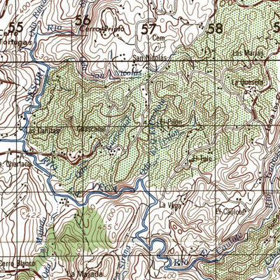 Land Info Worldwide Mapping LLC El Savaldor 50K 25573 digital map