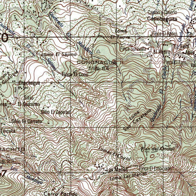 Land Info Worldwide Mapping LLC El Savaldor 50K 26554 digital map