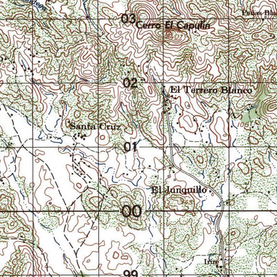 Land Info Worldwide Mapping LLC El Savaldor 50K 26561 digital map